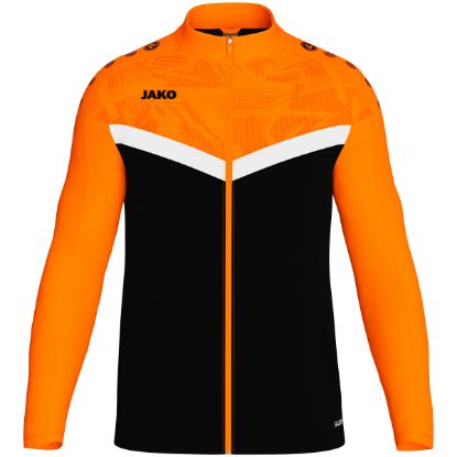 Afbeeldingen van Polyestervest Iconic zwart/fluo oranje