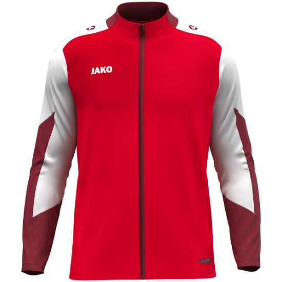 Afbeeldingen van Polyestervest Dynamic rood/wit/donkerrood