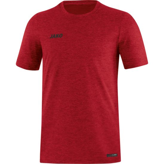 Afbeeldingen van T-shirt Premium Basics rood gemeleerd